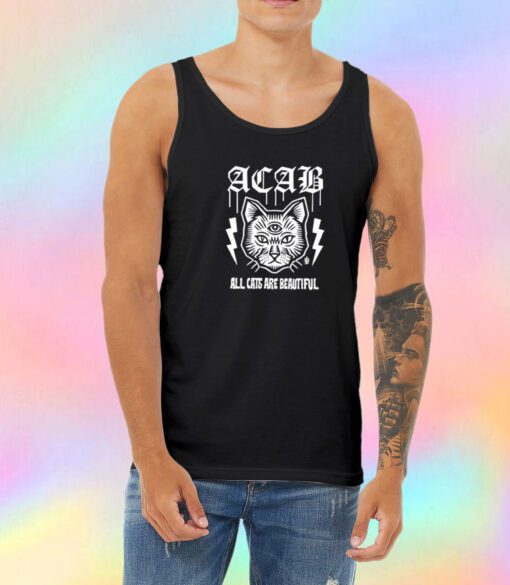 Acab All Cats Are Beautiful Unisex Tank Top