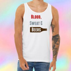 Blood Sweat Beers Unisex Tank Top