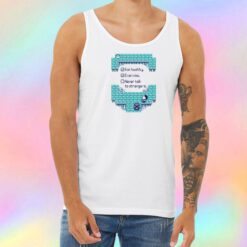 Blue Trainer Tips Unisex Tank Top