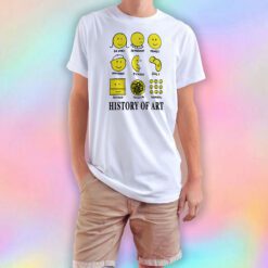 History of Art Smiley Face T Shirt
