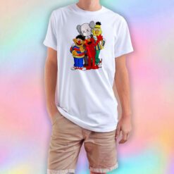 Kaws X Sesame Street Family Collab T Shirt