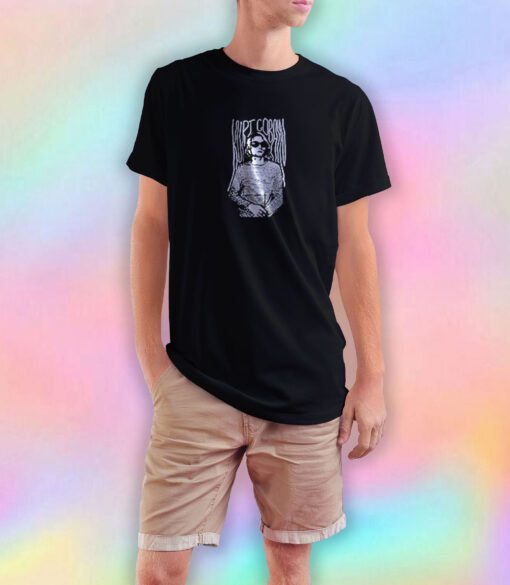 Kurt Cobain Stripes Grunge T Shirt
