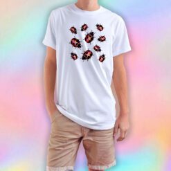 Ladybugs Pattern T Shirt