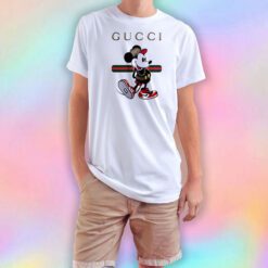 Mickey Mouse Gucci Stripe T Shirt