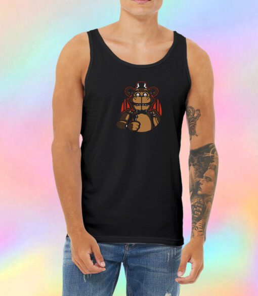 Sing with me Freddy Only Black Unisex Tank Top