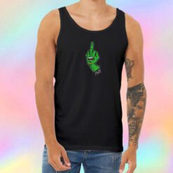 Smiling Hand Green Unisex Tank Top