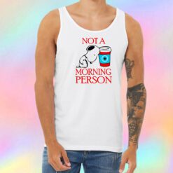 Snoopy Not A Morning Person Unisex Tank Top