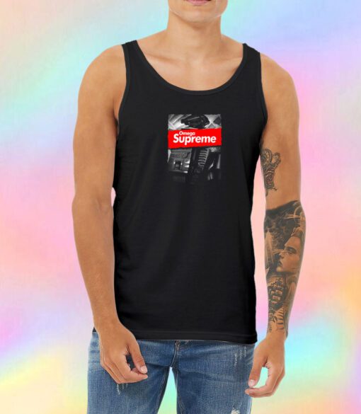 Who challenges Omega Supreme Unisex Tank Top