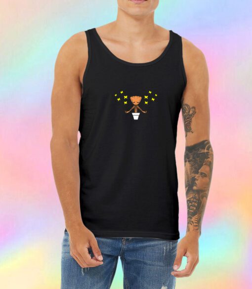 Yoga with the Butterflies Unisex Tank Top