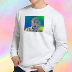 Albert Einstein Smoking Geeky Inventor Sweatshirt