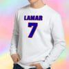 Basketball player Lamar Odom jersey 7 Sweatshirt