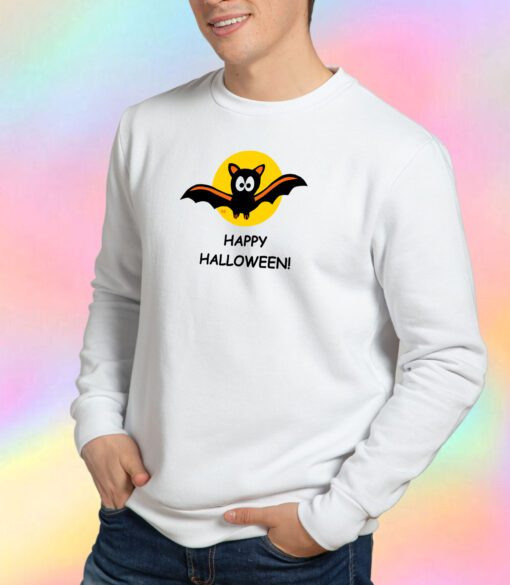 Bat Happy Halloween Party Sweatshirt
