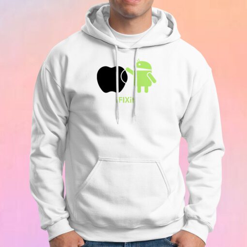 Droid ANDROID fix APPLE Hoodie