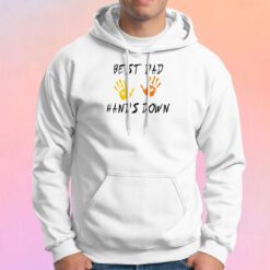 Father Is Day Best Dad Hands Down Hoodie