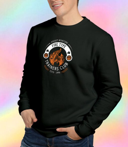 Fire TypeTrainers ClubVideo Game Sweatshirt