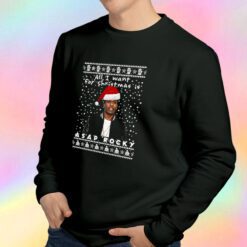 Funny Asap Rocky Rapper Christmas Sweatshirt