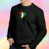 Grungy I Love Guinea Heart Flag Sweatshirt