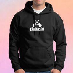 Guitarist 2 guitars and text Hoodie