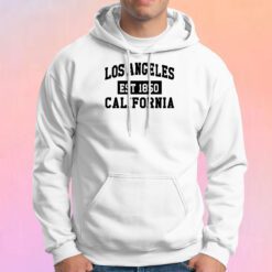 Los Angeles California Est 1850 Popular LA Hoodie