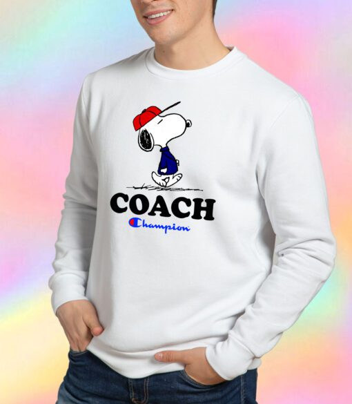 Peanuts Snoopy Coach Champion Sweatshirt