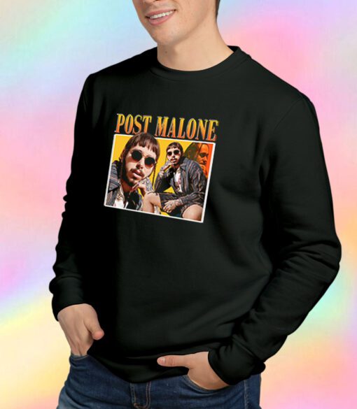 Post Malone Yellow Vintage Retro Sweatshirt