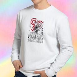 The Power of the Air Nomads sumi e Sweatshirt