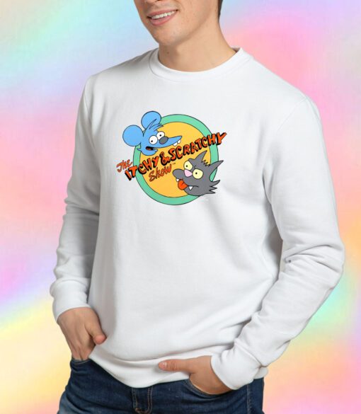 The Simpsons Itchy and Scratchy Show Sweatshirt