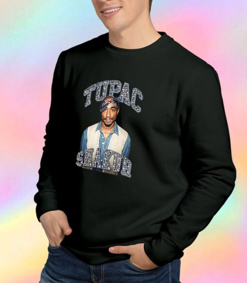 Tupac Shakur Glitter Sweatshirt