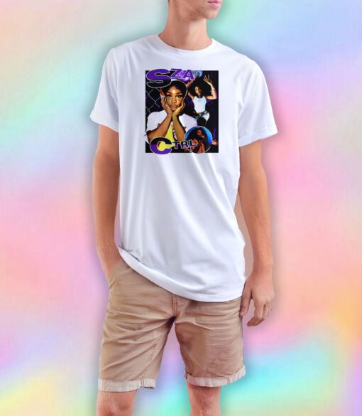 Sza Ctrl Rapper Collage Cool 90s Rapper T Shirt