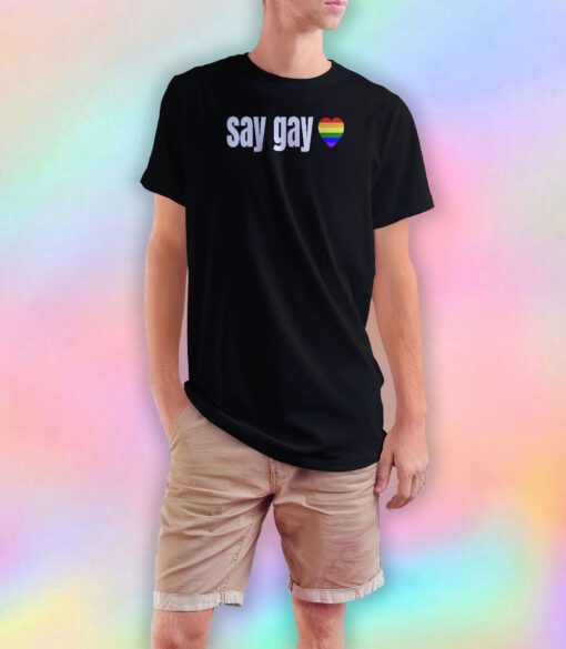 Say Gay Florida Bill Against LGTBQ Rights tee T Shirt