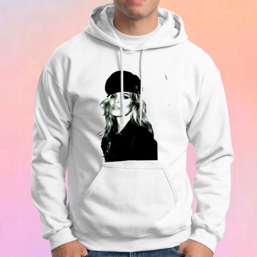 Kate Moss With Hat Hoodie
