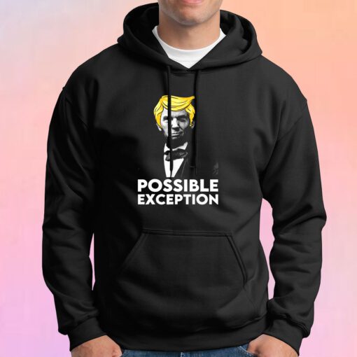 Lincoln Winking With Trump Hair Election Vote Republican Hoodie