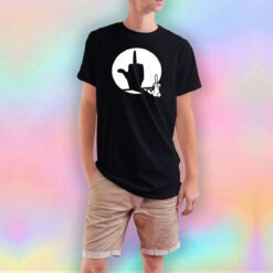 Middle Finger Shadow Puppet tee T Shirt
