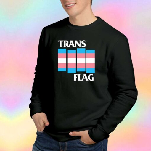 Trans Flag tee Sweatshirt