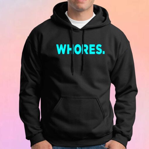 Whores logo tee Hoodie