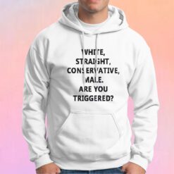 white straight conservative male tee Hoodie