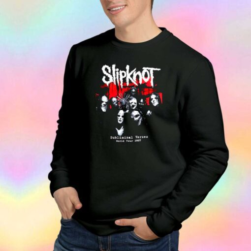 Slipknot Subliminal Verse World Tour Vintage Sweatshirt