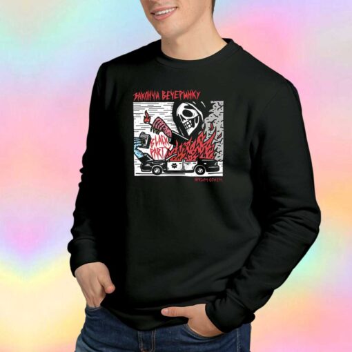 Black Party Puhky Vintage Sweatshirt