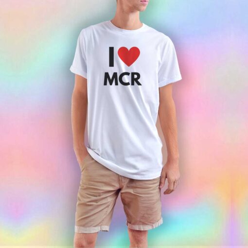 I Love MCR Heart T Shirt