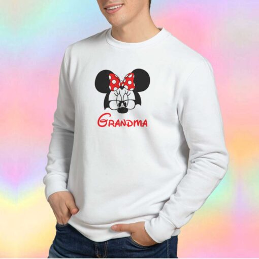 Disney Grandma Minnie Mouse Sweatshirt