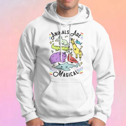 Animals Are Magical Graphic Hoodie