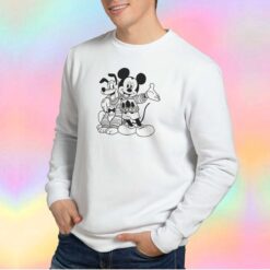 Disney MickeyPluto Christmas Sweatshirt