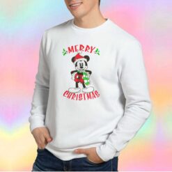 Disney Vintage Mickey Mouse Retro Christmas Sweatshirt