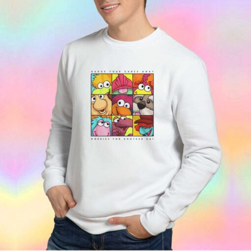 Fraggle Rock Face Cube Sweatshirt