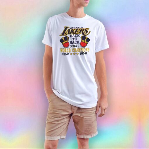 Lakers Back To Back Vintage T Shirt