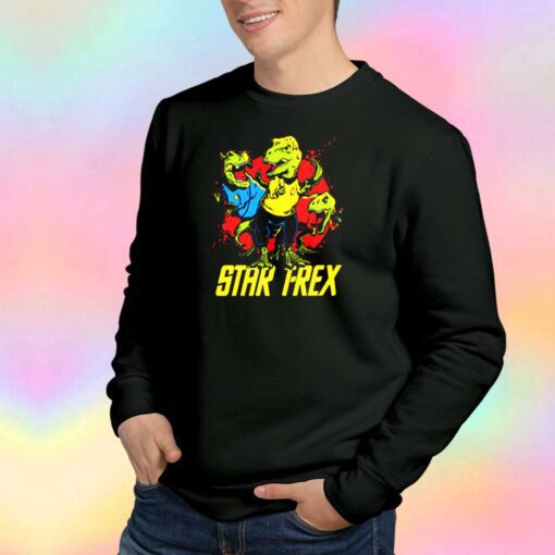 Star T Rex Dinosaur Graphic Sweatshirt