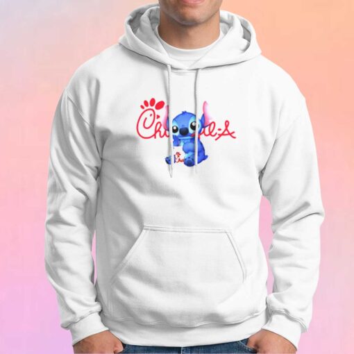 Stitch Drinking Chick Fil A Funny Hoodie