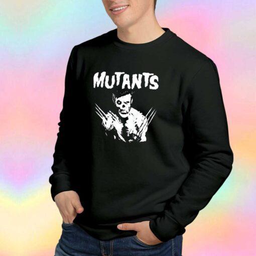 Vintage Mutants Misfits Wolverine Graphic Sweatshirt