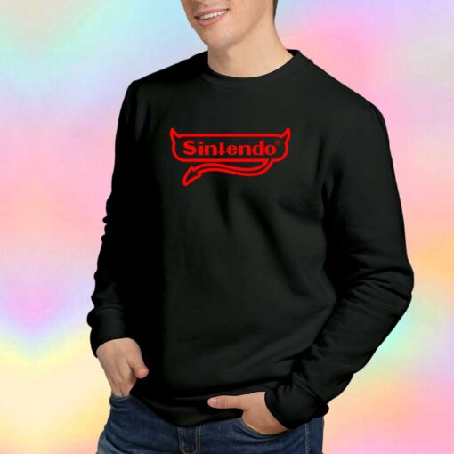 Sintendo Nintendo Logo Parody Tee Sweatshirt