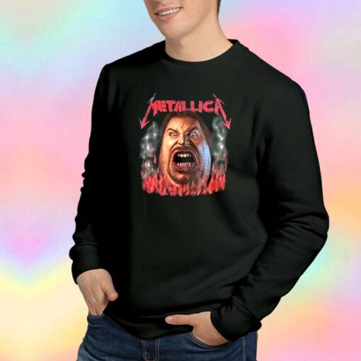 Metallica Face Scream 90s Vintage Tee Sweatshirt